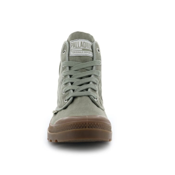 Bottes Palladium Pampa Hi Homme Vert Olive | FR FSL832E